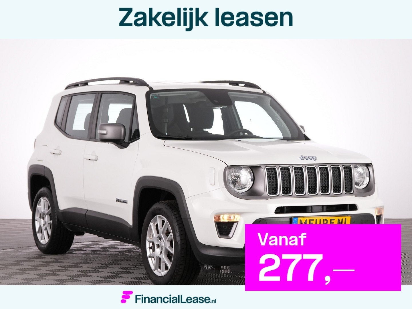 Jeep Renegade 4xe 190 Plug-in Hybrid Electric Limited | NAVI, 12 maanden, Stof, Gebruikt, Wit
