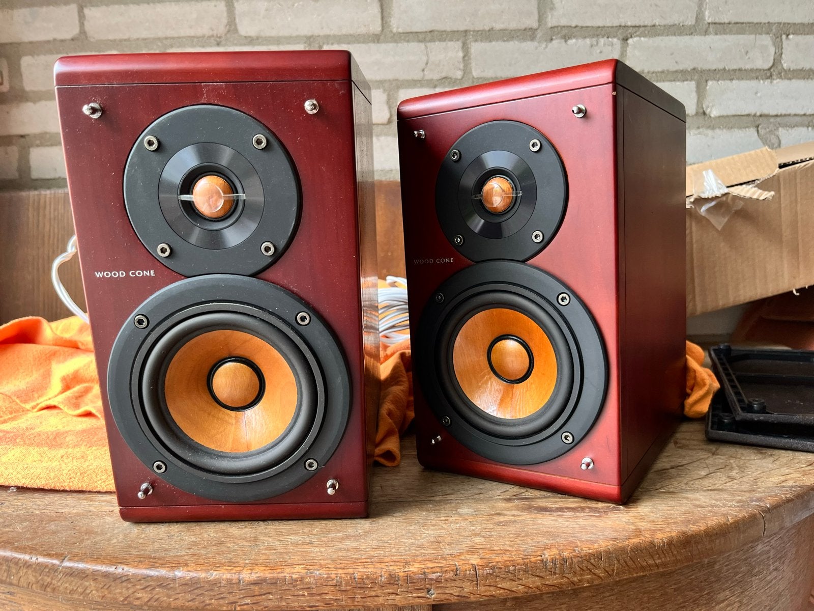 JVC SP-EXA10 Wood Cone High-End Monitoren, Stereo speakers, Gebruikt, JVC, Ophalen of Verzenden