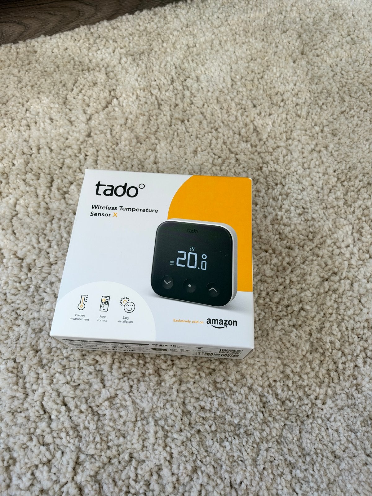 Tado X Draadloze Temperatuursensor, Doe-het-zelf en Verbouw, Ophalen of Verzenden, Slimme thermostaat, Zo goed als nieuw