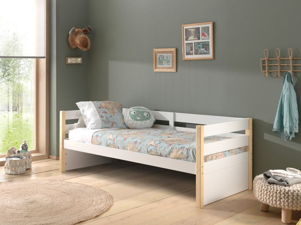 Margrit kajuitbed - 90x200 - Wit, Kinderen en Baby's, Niet ingevuld, Niet ingevuld, Niet ingevuld