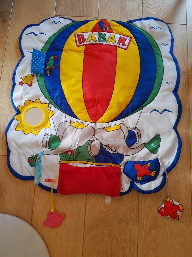 Vintage Speelmat Babar, Verzamelen, Ophalen of Verzenden, Gebruikt, Tv, Overige typen