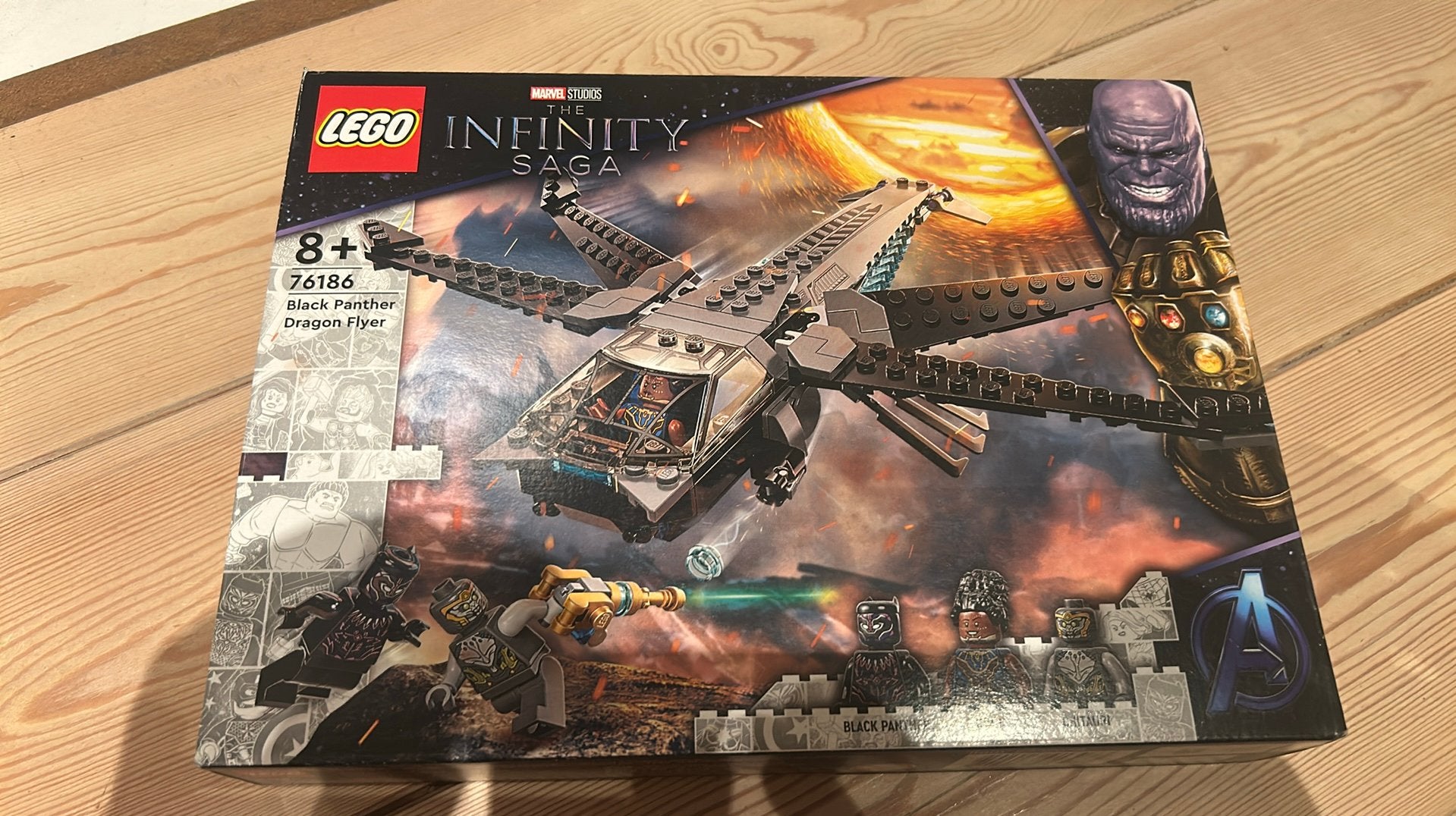 Lego 76186 black panther dragon flyer, Ophalen, Marvel, Lego, Zo goed als nieuw