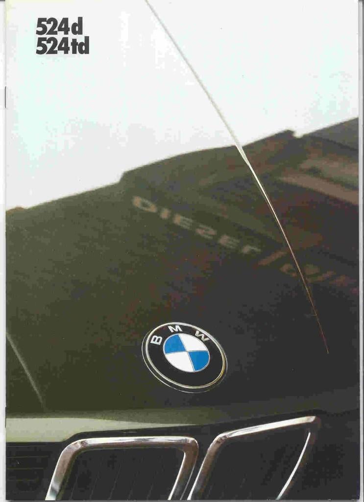 BMW 5-serie: 524d 524td (1986), Ophalen of Verzenden, Nieuw, BMW