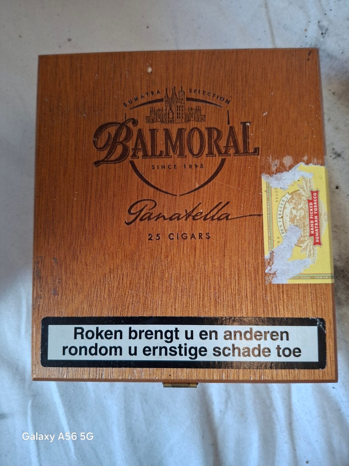Balmoral Panatella sigarenkistje (leeg), Ophalen of Verzenden