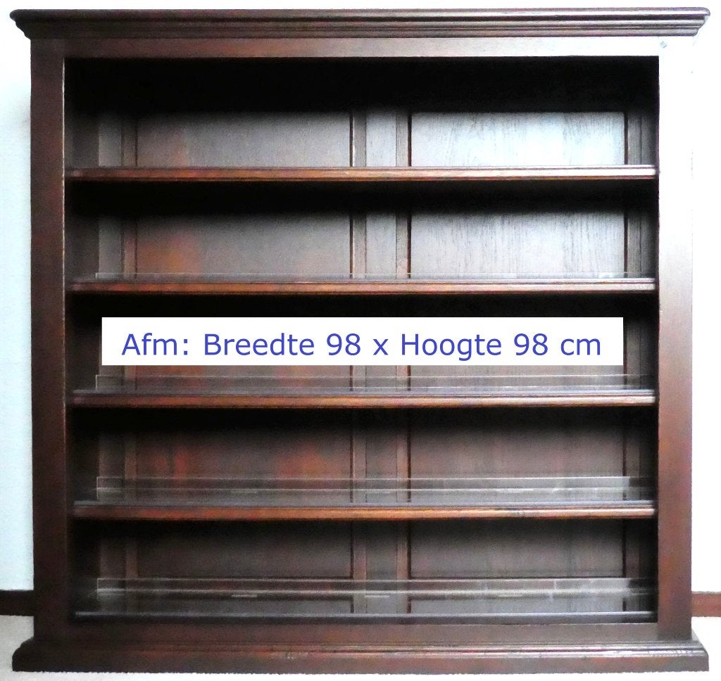Massief eiken CD/DVD kast voor het opbergen van CD's, DVD's., Ophalen, 150 discs of meer, Zo goed als nieuw, Hout