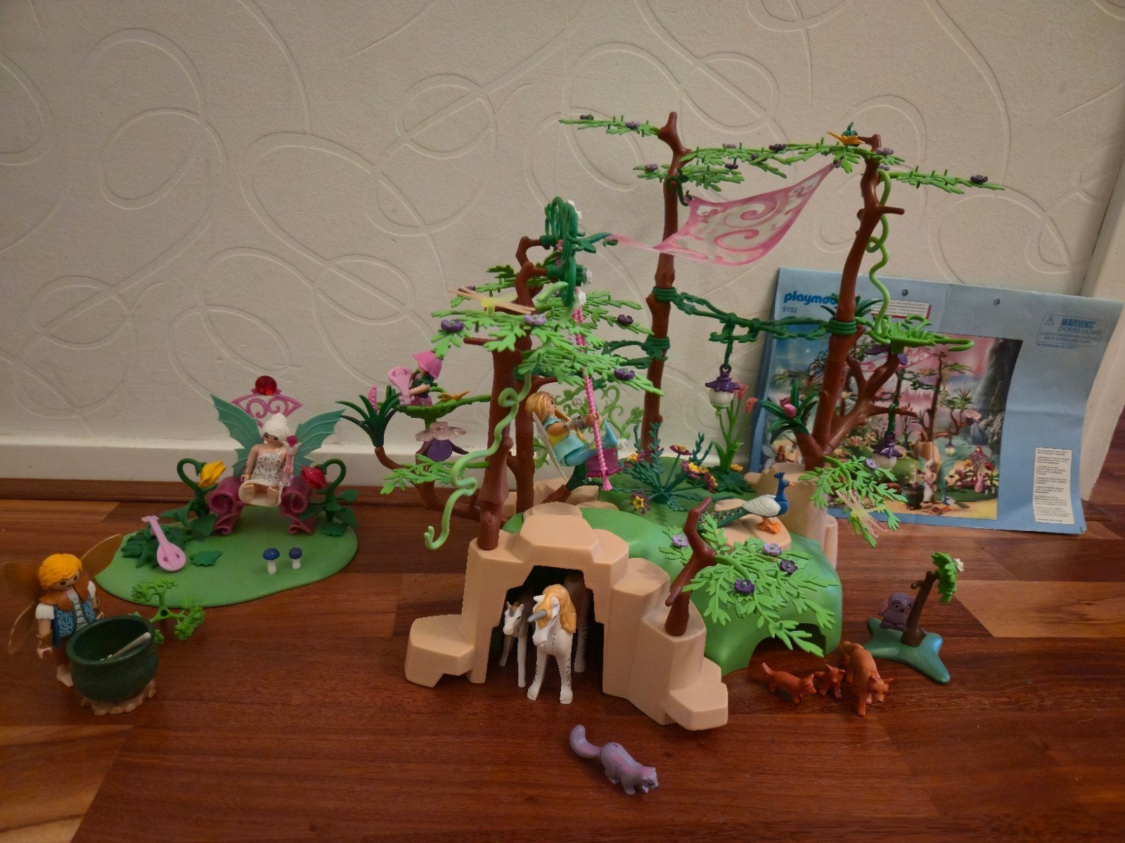 Playmobil 9132 Magisch Elfenbos met Eenhoorns en Dieren, Ophalen of Verzenden, Zo goed als nieuw, Jongen of Meisje