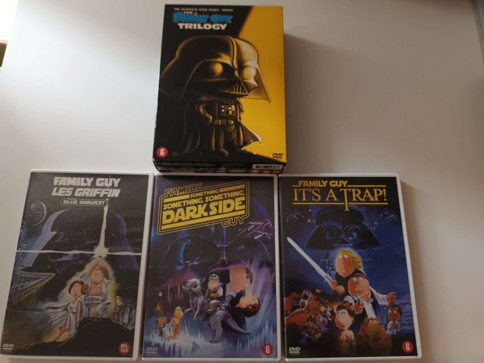 Dvd box Family Guy star wars trilogy, Overige typen, Ophalen of Verzenden, Zo goed als nieuw, Alle leeftijden