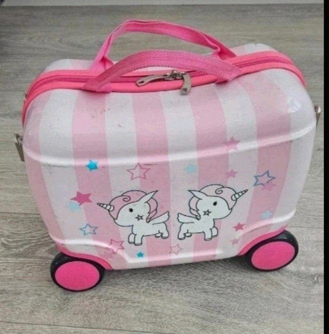 Kinder koffer trolley, Ophalen, Hard kunststof, Minder dan 50 cm, Minder dan 35 cm
