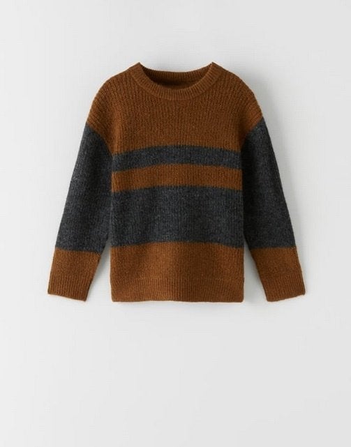 Color block sweater (ZARA), Kinderen en Baby's, Trui of Vest, Ophalen of Verzenden, Zo goed als nieuw, Jongen