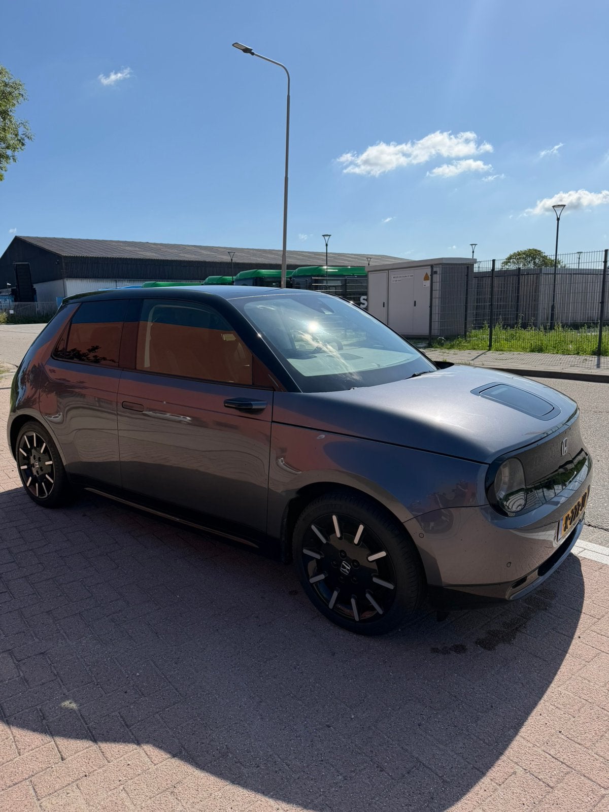 Honda e Electric 154pk 2020 Grijs (leder), Auto's, Honda, Particulier, e, Elektrisch, Hatchback, Automaat, Origineel Nederlands