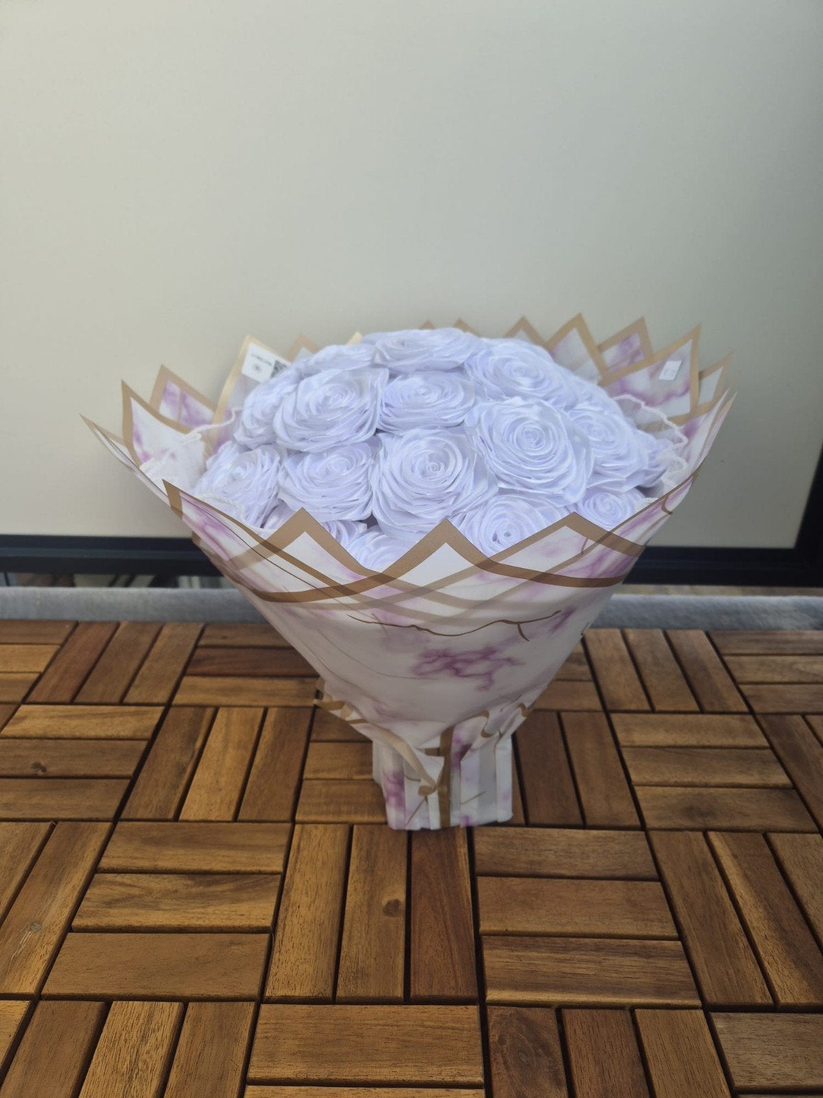 Handgemaakt Boeket Witte Bloemen, Ophalen of Verzenden, Nieuw