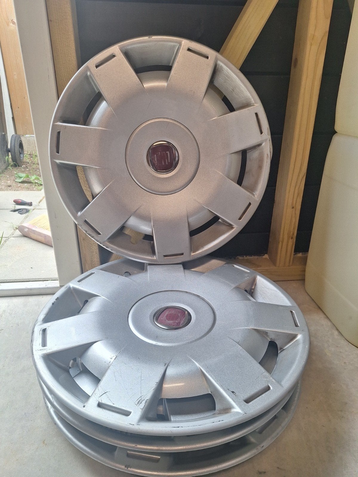 Originele Fiat wieldoppen 16 inch (gebruikt), Ophalen of Verzenden, Gebruikt