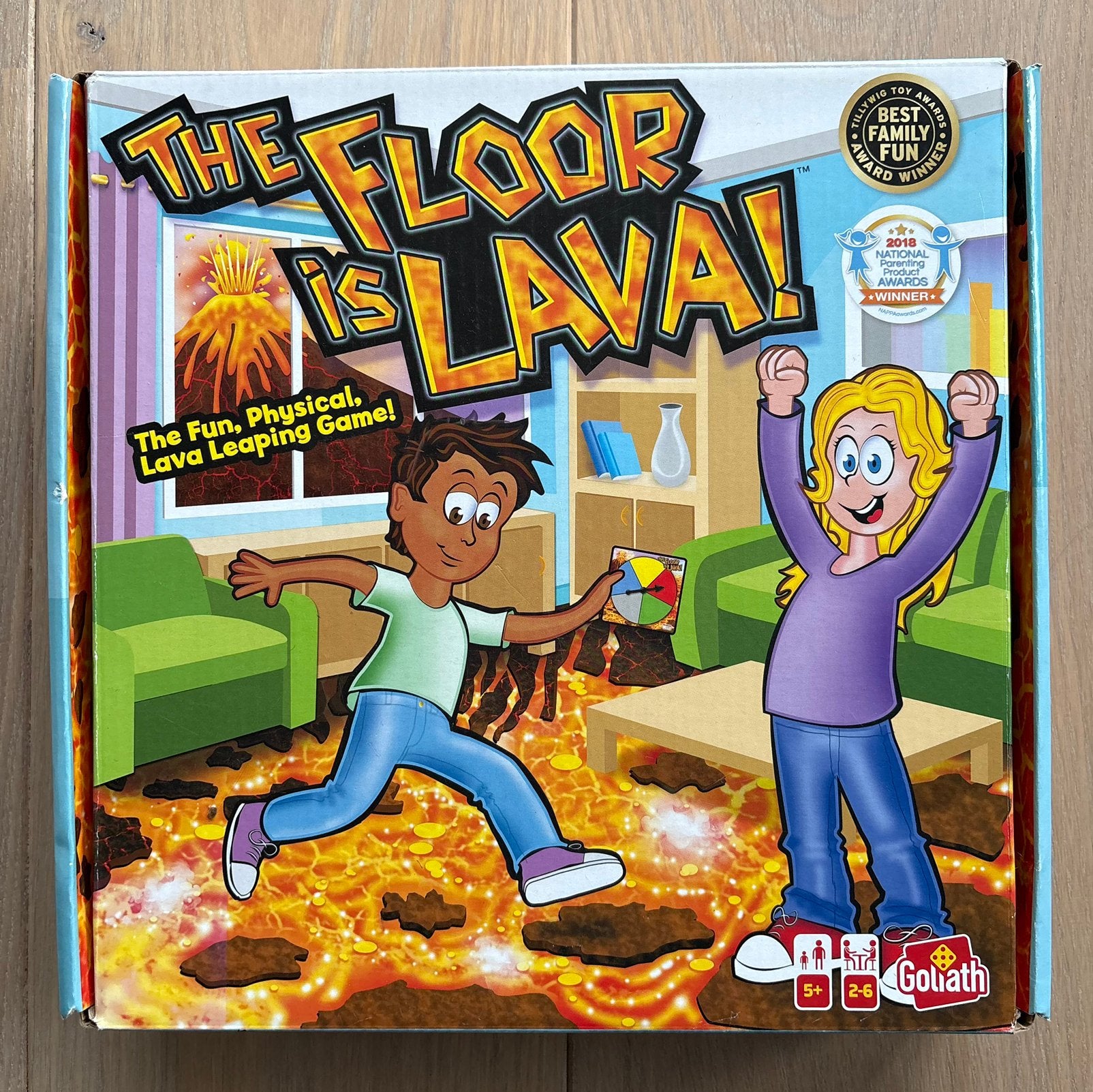 The floor is lava! - De vloer is lava! Spel, Ophalen of Verzenden, Gebruikt