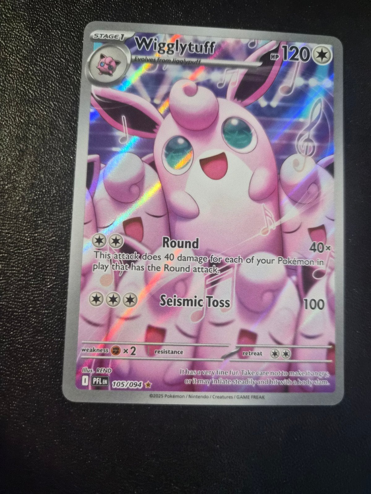 Wigglytuff 105/094 - Pokémon Kaart pfl, Ophalen of Verzenden