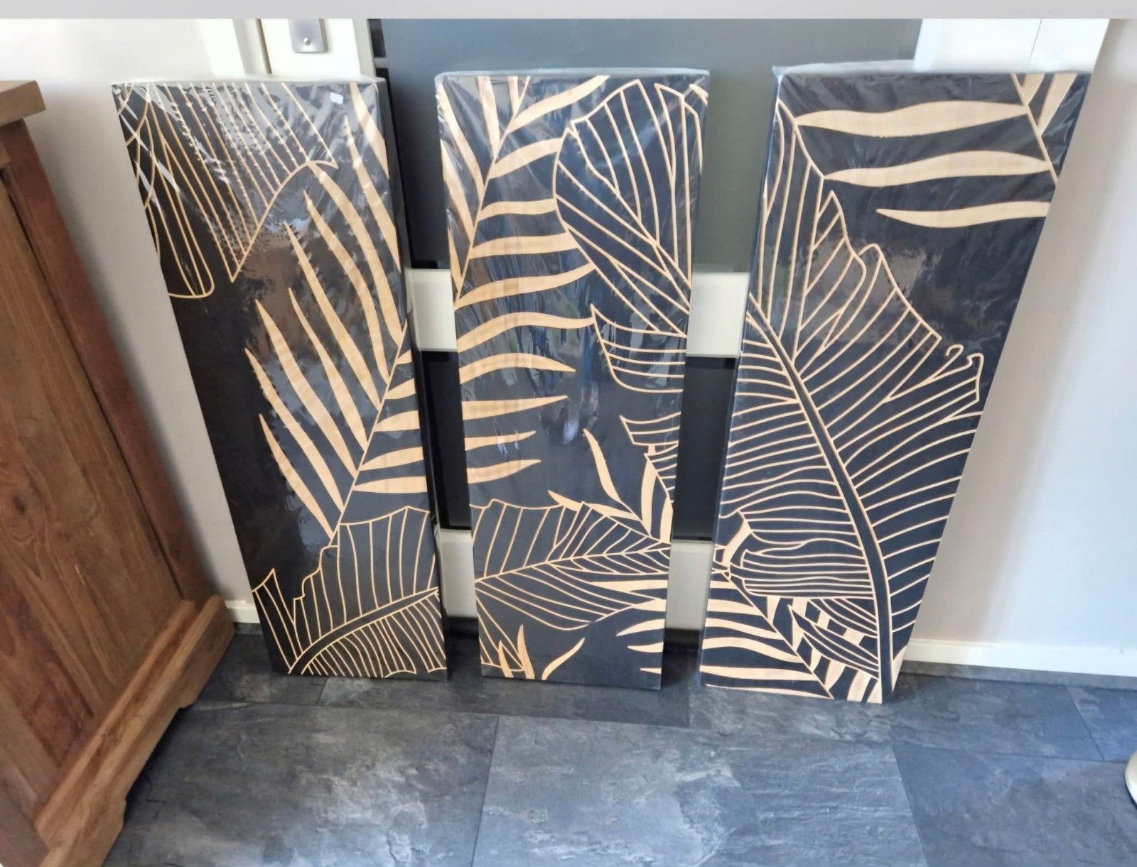 Leuke 3 luik wanddecoratie, Ophalen, Zo goed als nieuw, Eenpersoons