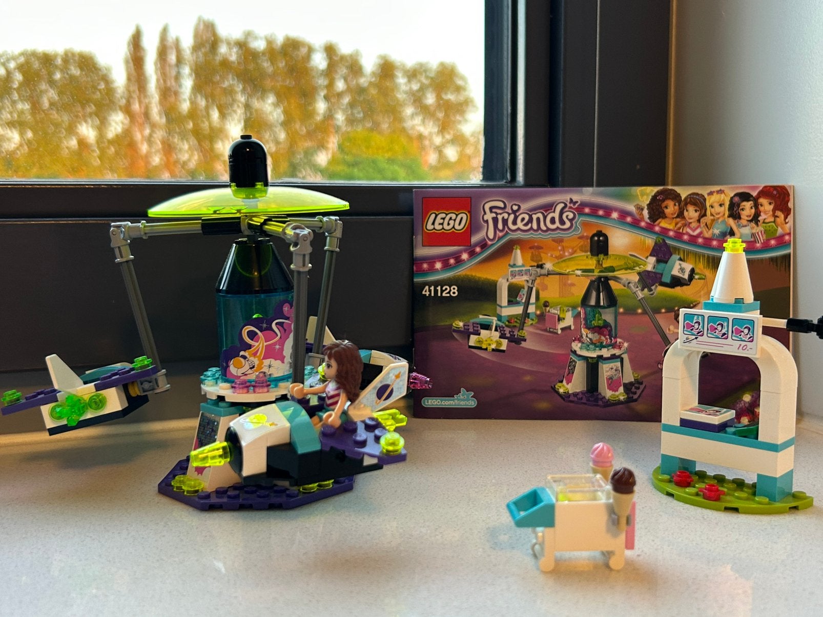 LEGO Friends Nr 41128 Pretpark Ruimtevaart, Ophalen of Verzenden, Zo goed als nieuw