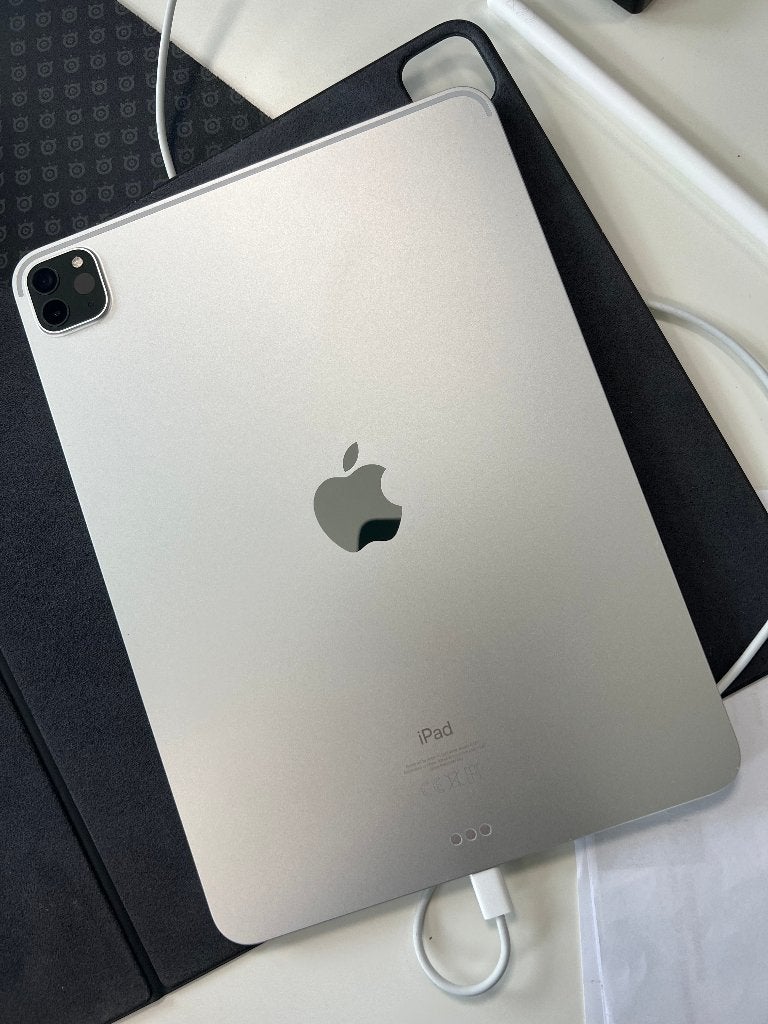 Apple iPad Pro 11" M1 512GB + Apple Pencil 2 + Smart Folio, Computers en Software, Apple iPads, Ophalen, Gebruikt, Apple iPad