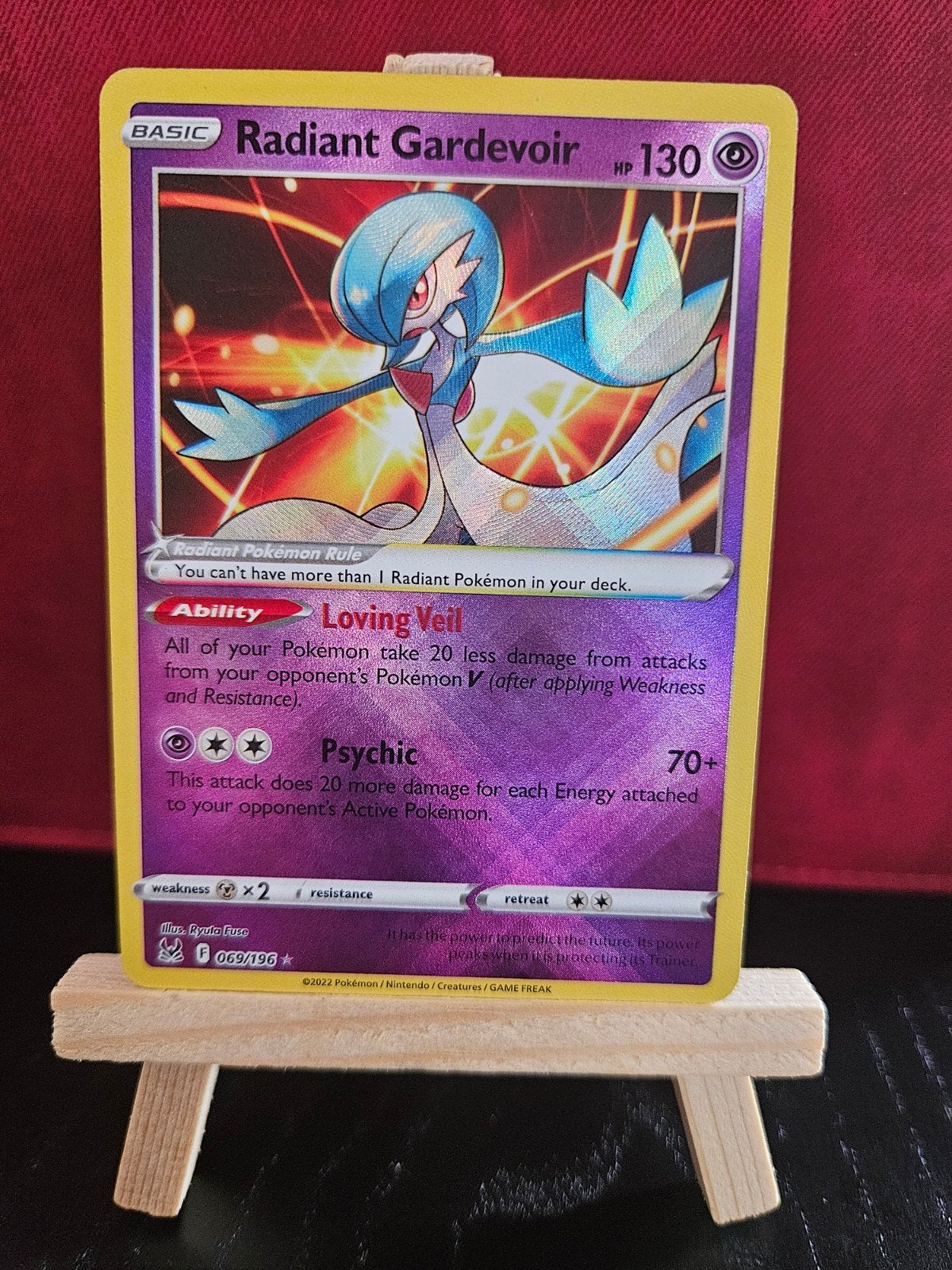 Radiant Gardevoir #069, Ophalen of Verzenden, Zo goed als nieuw, Losse kaart, Foil
