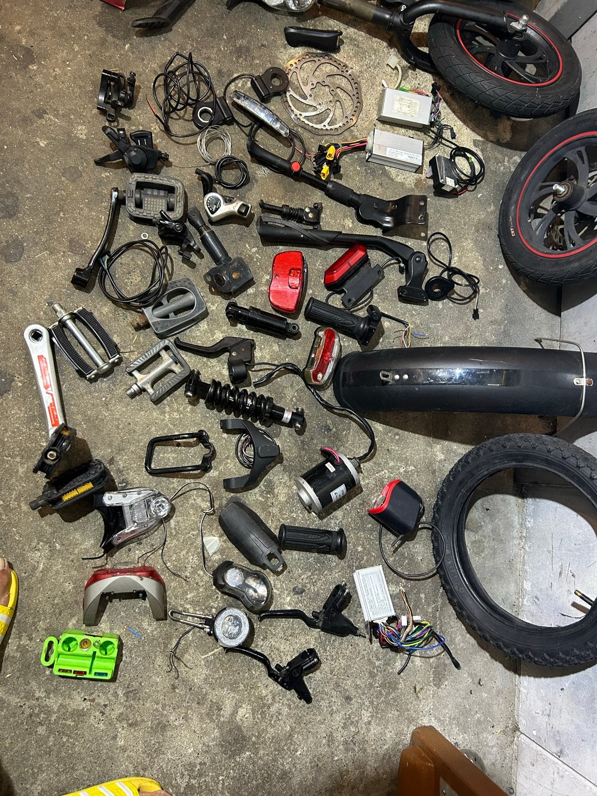 Diverse Elektronische Fiets Onderdelen - Gebruikt, Elektrische fiets, Gebruikt, Overige materialen, Overige typen
