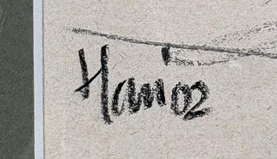 634. Tekening, Han - realisme, vrouwelijk naakt, 2002, Ophalen of Verzenden