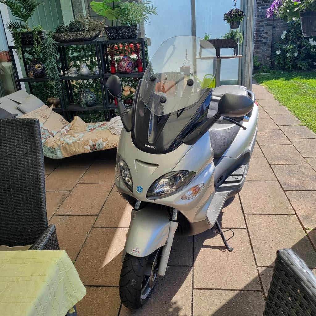 Piaggio X9 500 Grijs - Krachtige Motorscooter, Fietsen en Brommers, Scooters | Piaggio, Gebruikt, Overige modellen, Benzine, Ophalen