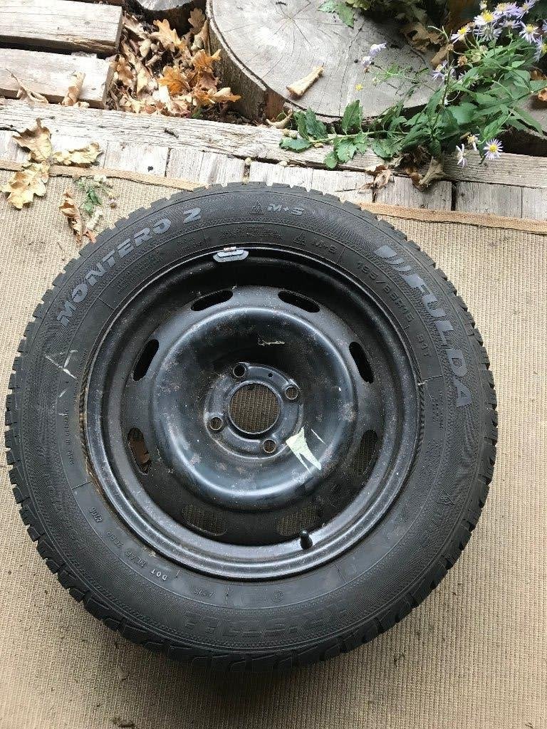 banden  incl stalen velgen, Ophalen, Gebruikt, 15 inch, Banden en Velgen