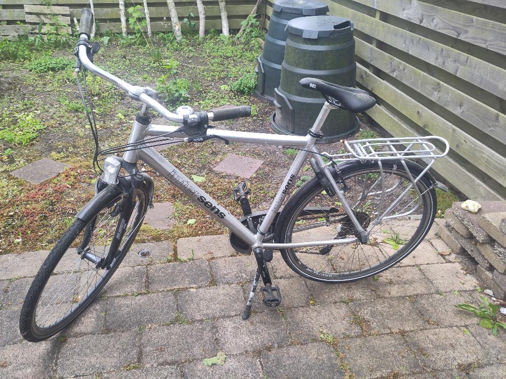 Herenfiets InterSens, Gebruikt, Velgrem, Versnellingen, 49 tot 53 cm