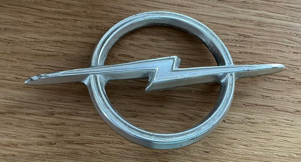 Oud OPEL auto embleem, Ophalen of Verzenden, Gebruikt