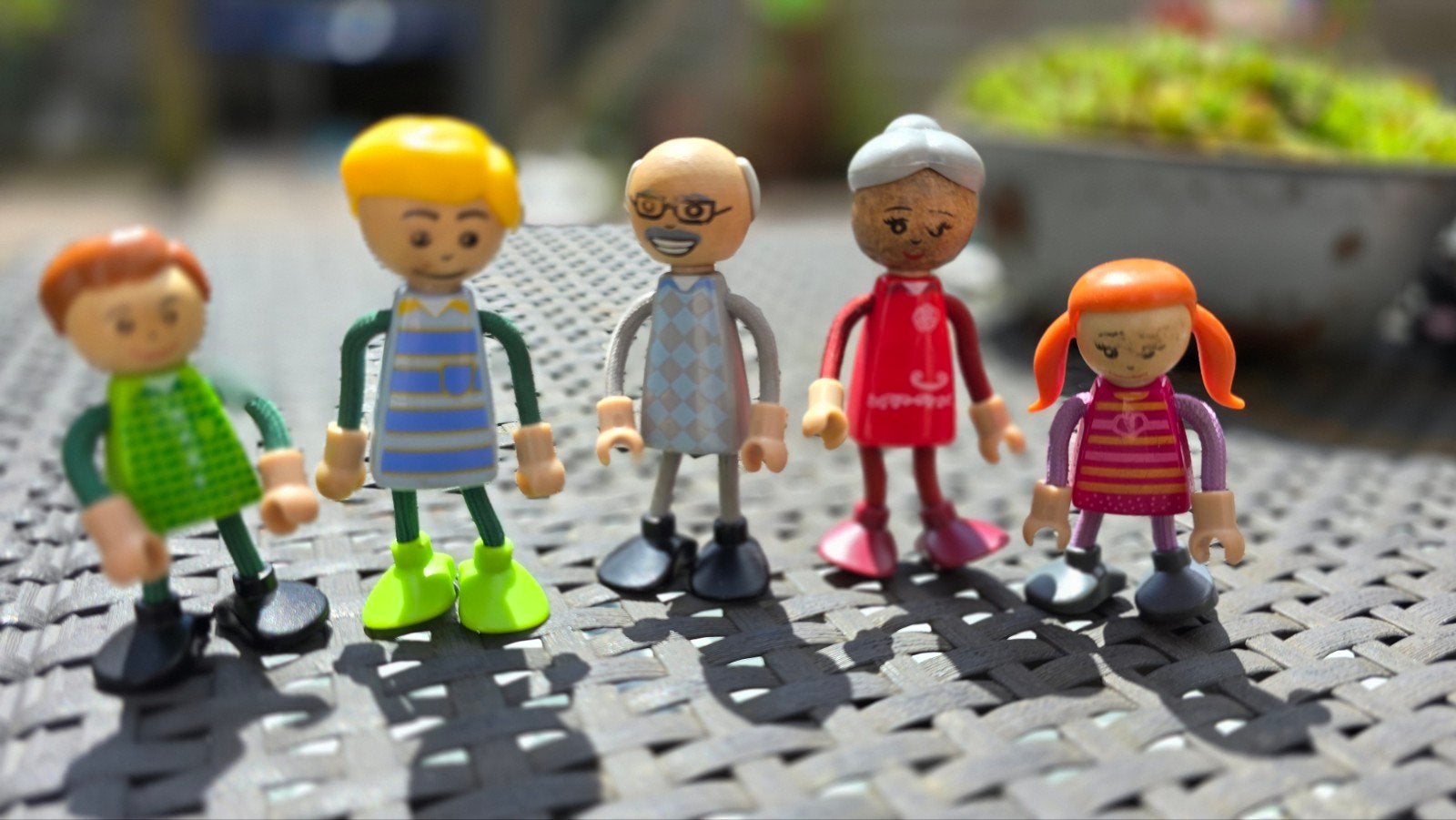 Buigbaar poppenhuis popjes, Ophalen of Verzenden, Zo goed als nieuw, Poppenhuis