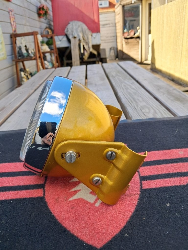 pracht wc koplamp met oortje compleet(3 foto,s erbij), Fietsen en Brommers, Brommeronderdelen | Zundapp, Ophalen of Verzenden