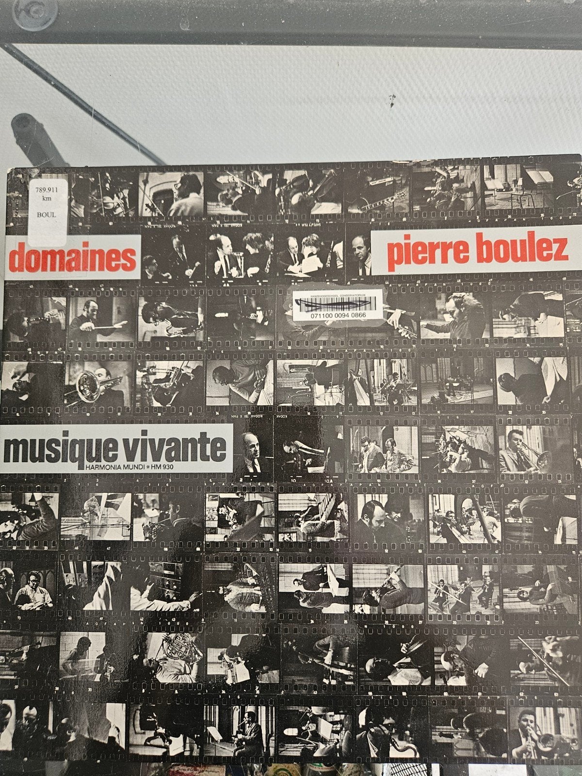 Pierre Boulez - Domaines (Harmonia Mundi HM 930), Gebruikt, Overige componisten, Modernisme tot heden, Ophalen of Verzenden