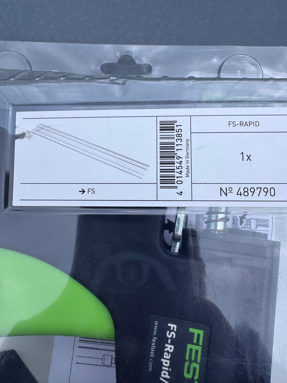 Foto 3 van Festool 489790 Snelspanner voor FS / FS/2 - Nieuw