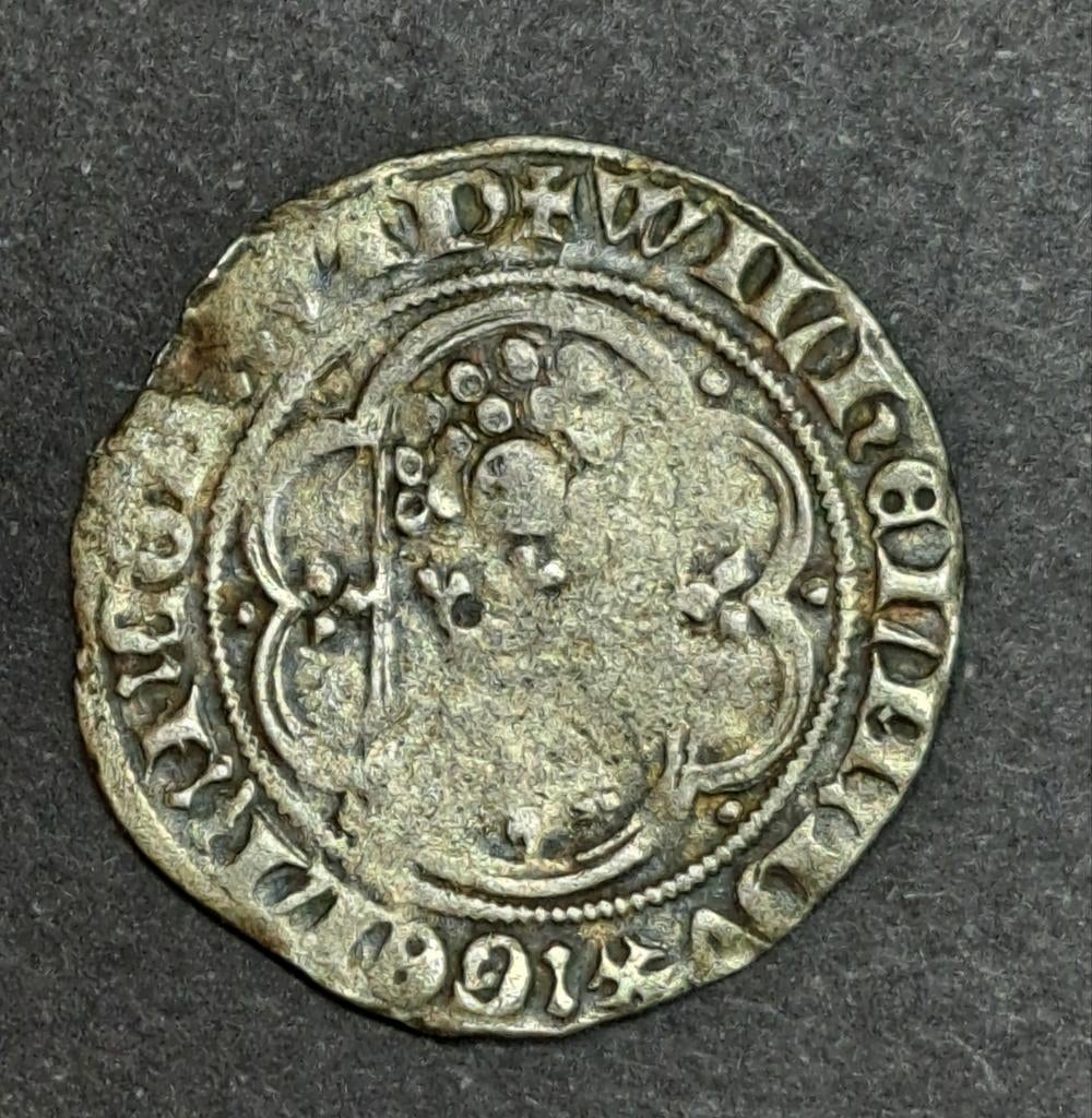 Gelderland, Willem I 1371-1404 gehelmde groot Arnhem ca.1390, Postzegels en Munten, Munten | Nederland, Vóór koninkrijk, Verzenden
