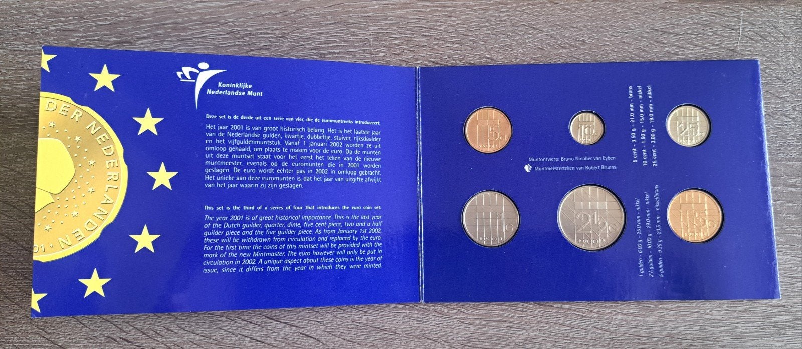 Muntset Nederland 2001 - Fleur de Coin Koningin Beatrix, Postzegels en Munten, Munten | Nederland, Ophalen of Verzenden, Koningin Beatrix