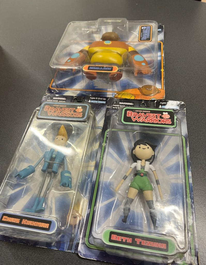 Bravest Warriors 2013 actie-pop figuren - Wallow Chris Beth, Nieuw, Ophalen of Verzenden, H, H