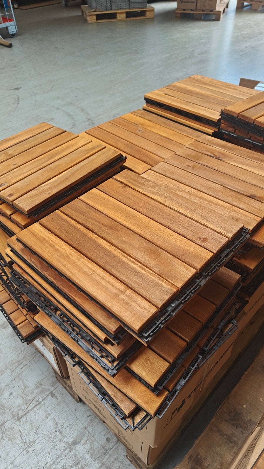 Partij Acacia Balkontegels Kliktegels, Lijkt op Ikea Runnen, Tuin en Terras, Info@ydemanne.nl, Nieuw, Ophalen of Verzenden, Vlondertegels.nl - Ydemanne