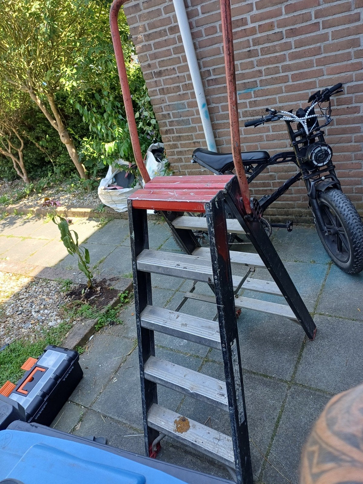 Altrex trap, Ophalen, Minder dan 2 meter