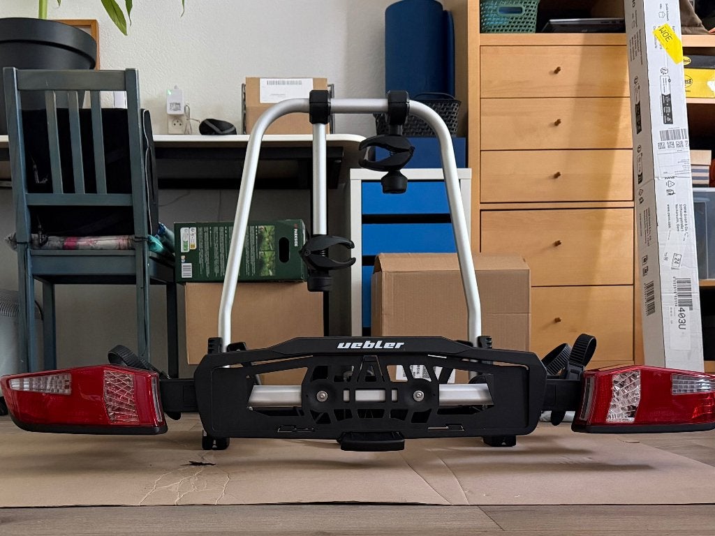 **Nette Uebler X21S fietsendrager**, Ophalen, Elektrische fiets, Zo goed als nieuw, 2 fietsen