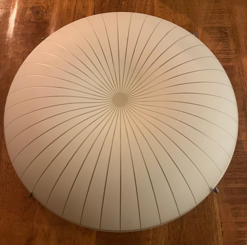 IKEA Calypso plafondlamp, Ophalen, Metaal of Aluminium, Zo goed als nieuw, Modern