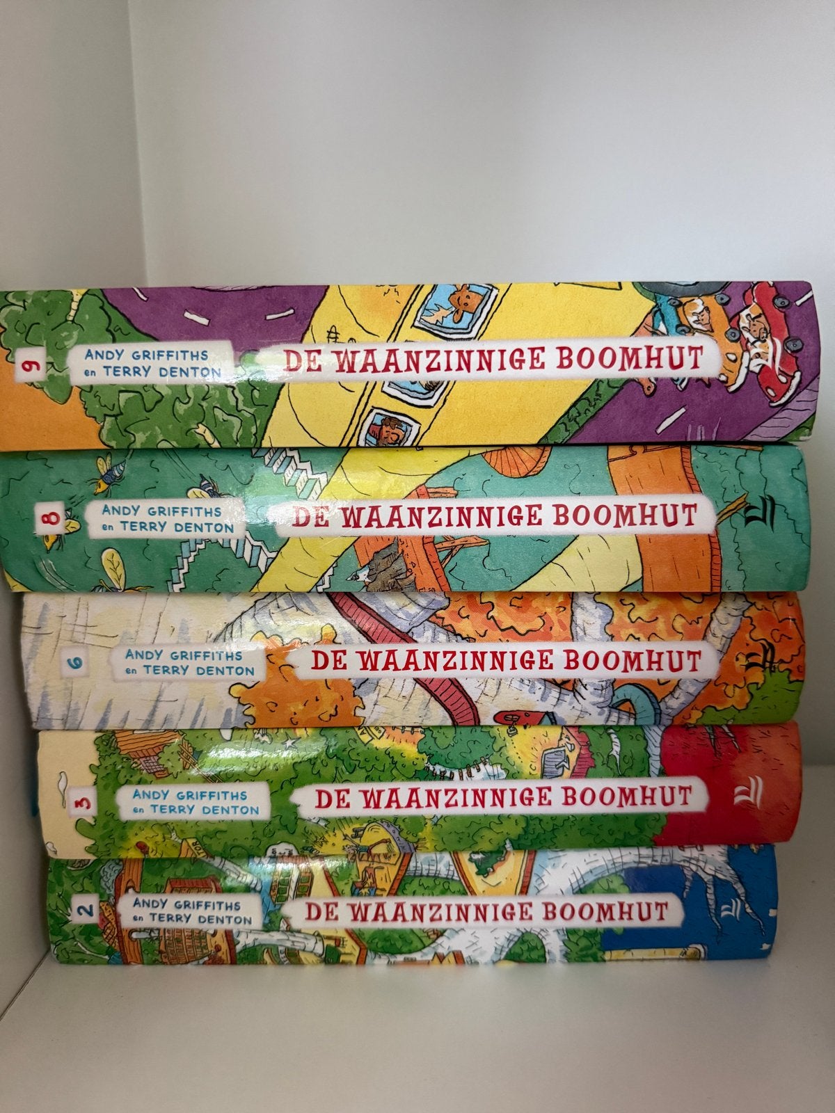 De Waanzinnige Boomhut serie - Andy Griffiths & Terry Denton, Boeken, Ophalen, Gelezen, Fictie