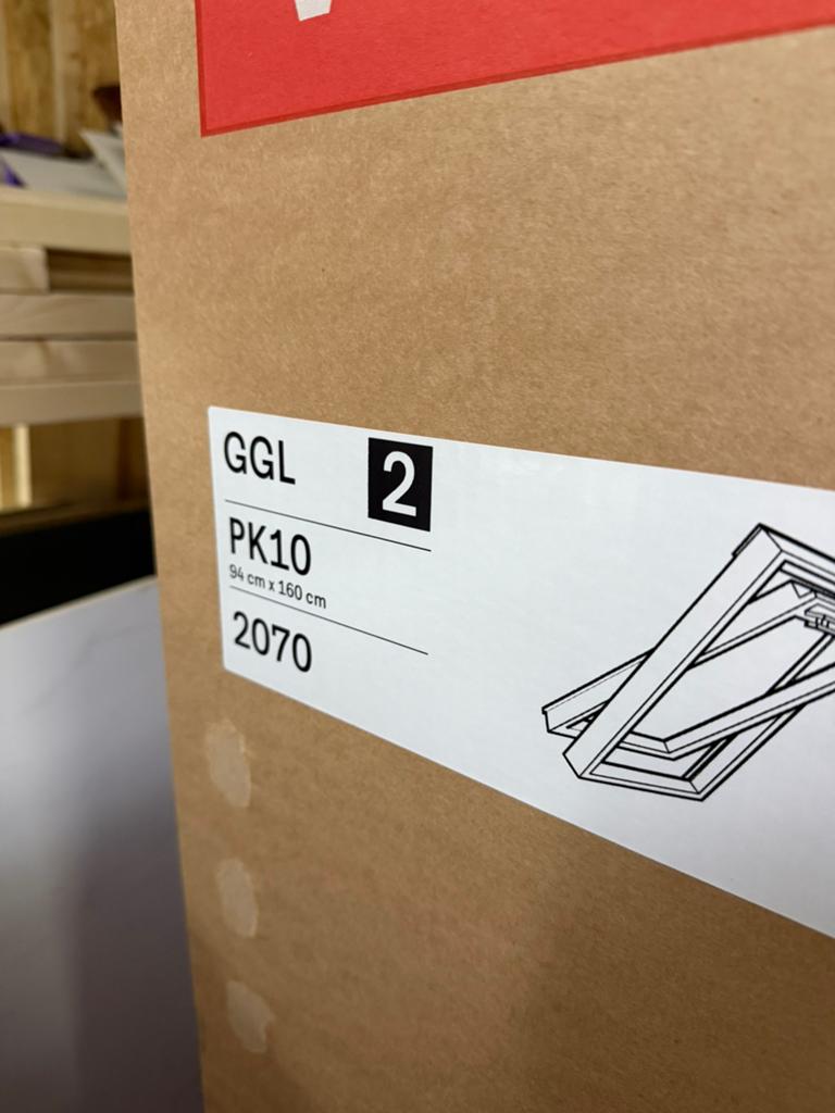 VELUX GGL PK10, Dubbelglas, 80 tot 120 cm, 120 tot 160 cm, Nieuw