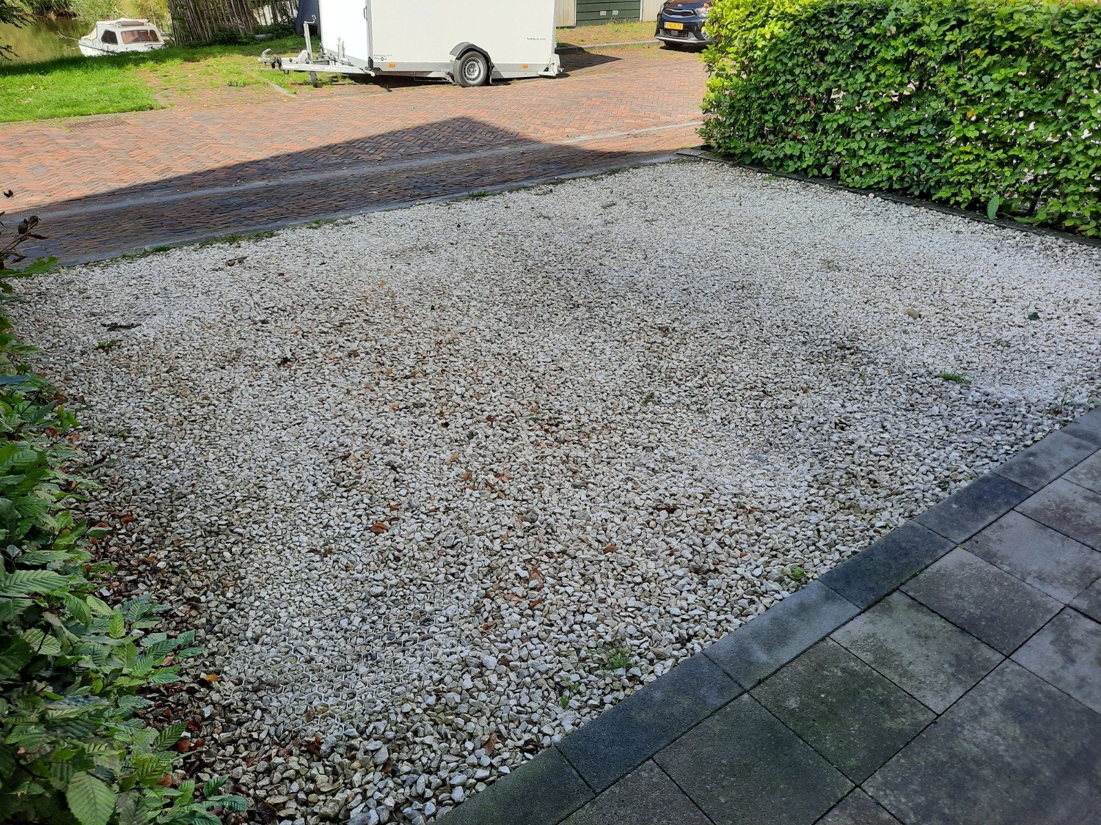 Grind, Tuin en Terras, Ophalen, Gebruikt, Beige, Grind