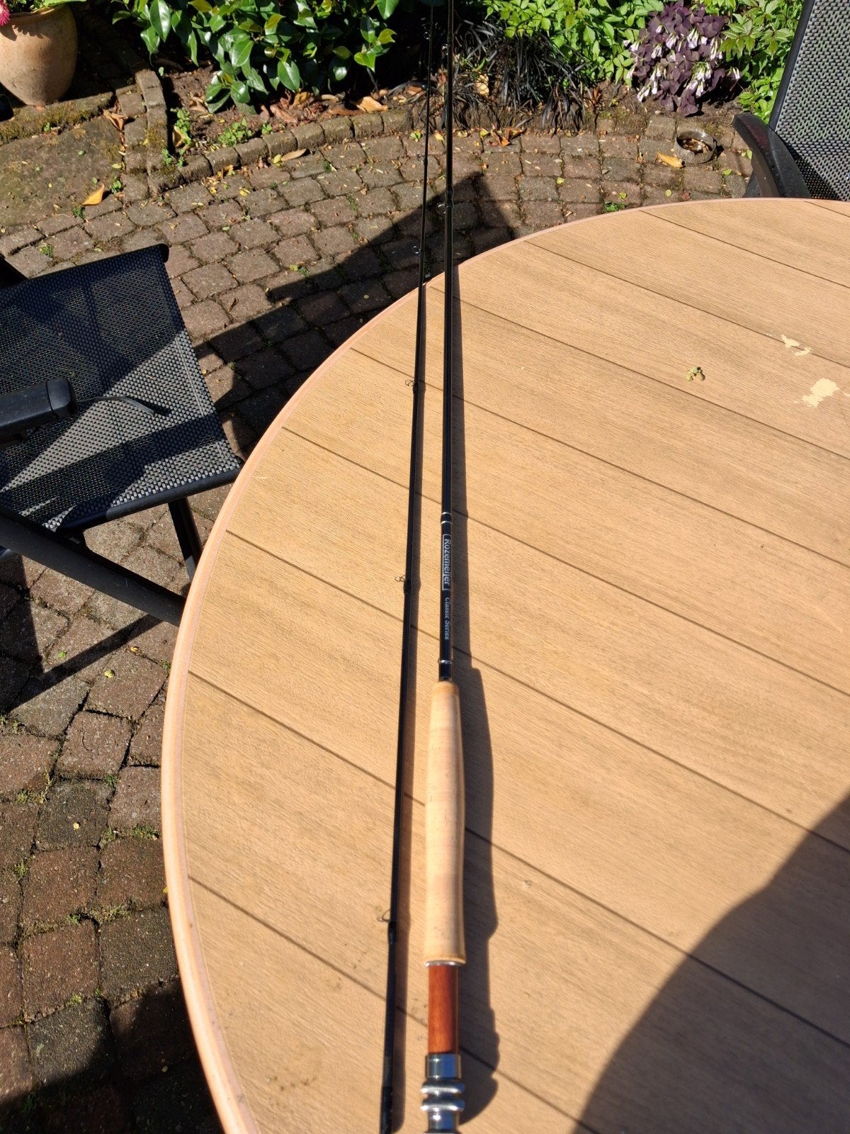 Hengel Rozemeijer Dry Fly 9+4, Watersport en Boten, Hengelsport | Vliegvissen, Ophalen, Overige typen
