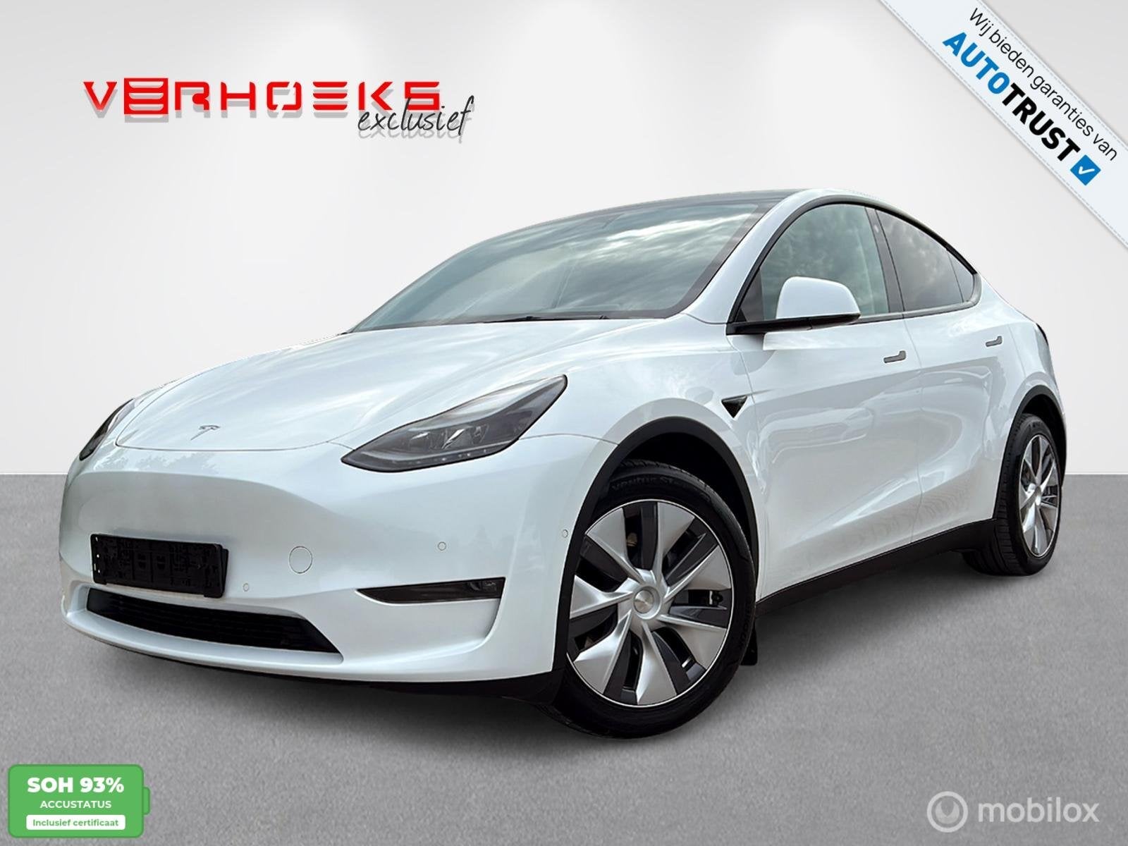 Tesla Model Y Long Range Dual Motor BTW!, Automaat, Dealer onderhouden, Gebruikt, Zwart