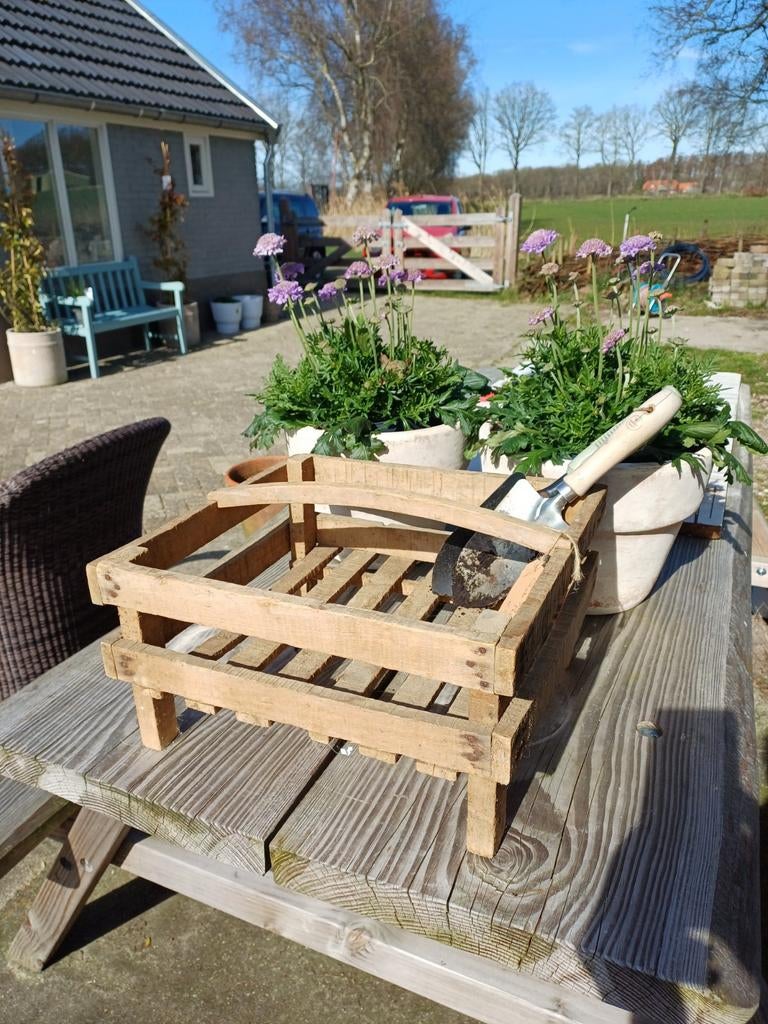 Brocante Pluk  Mand/kistje🥀🌹, Ophalen of Verzenden