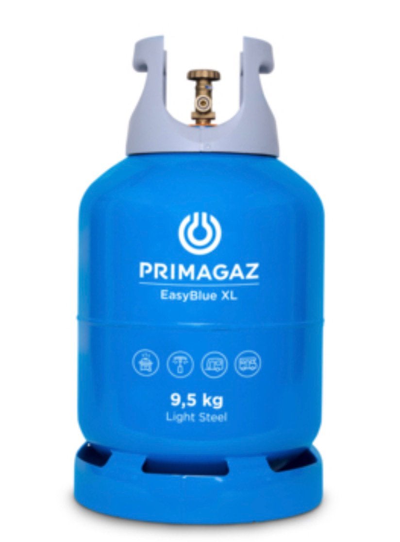Easy blue gasfles, Ophalen, Zo goed als nieuw