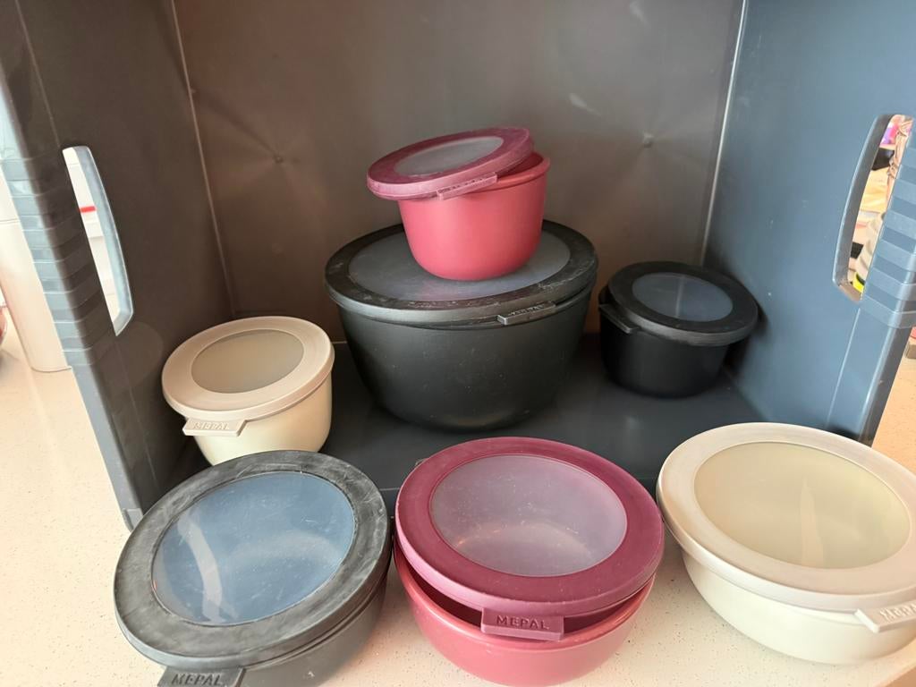 50 Multikom Cirqula diverse maten van het merk Mepal., Huis en Inrichting, Verzenden, Zo goed als nieuw