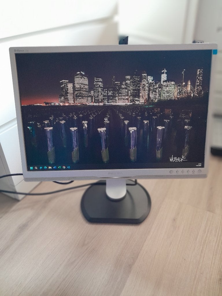 Philips monitor 220P1ES/00, Ophalen, Philips, Gebruikt, Ingebouwde speakers
