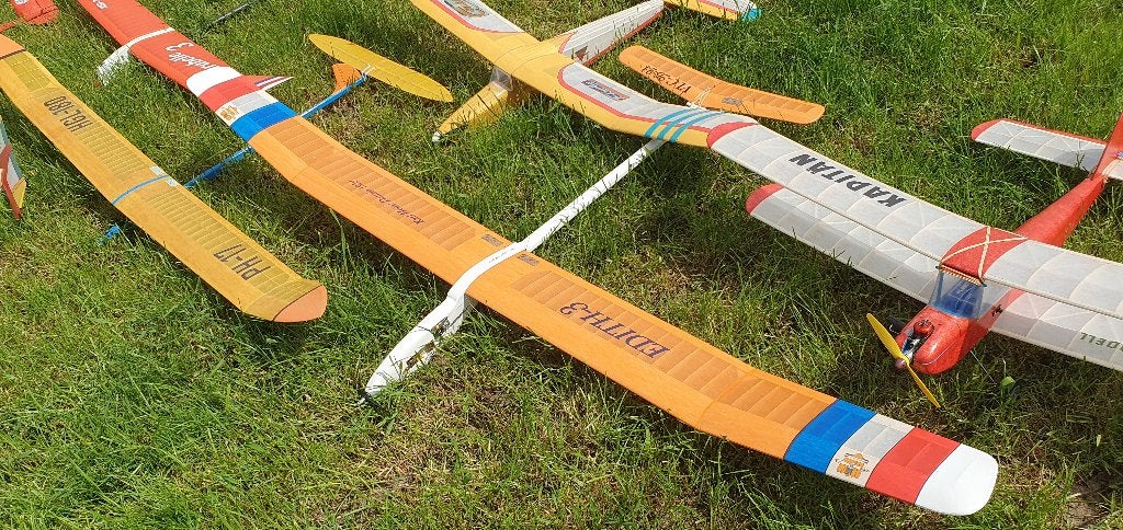 Vintage modelvliegen meeting, Ophalen of Verzenden