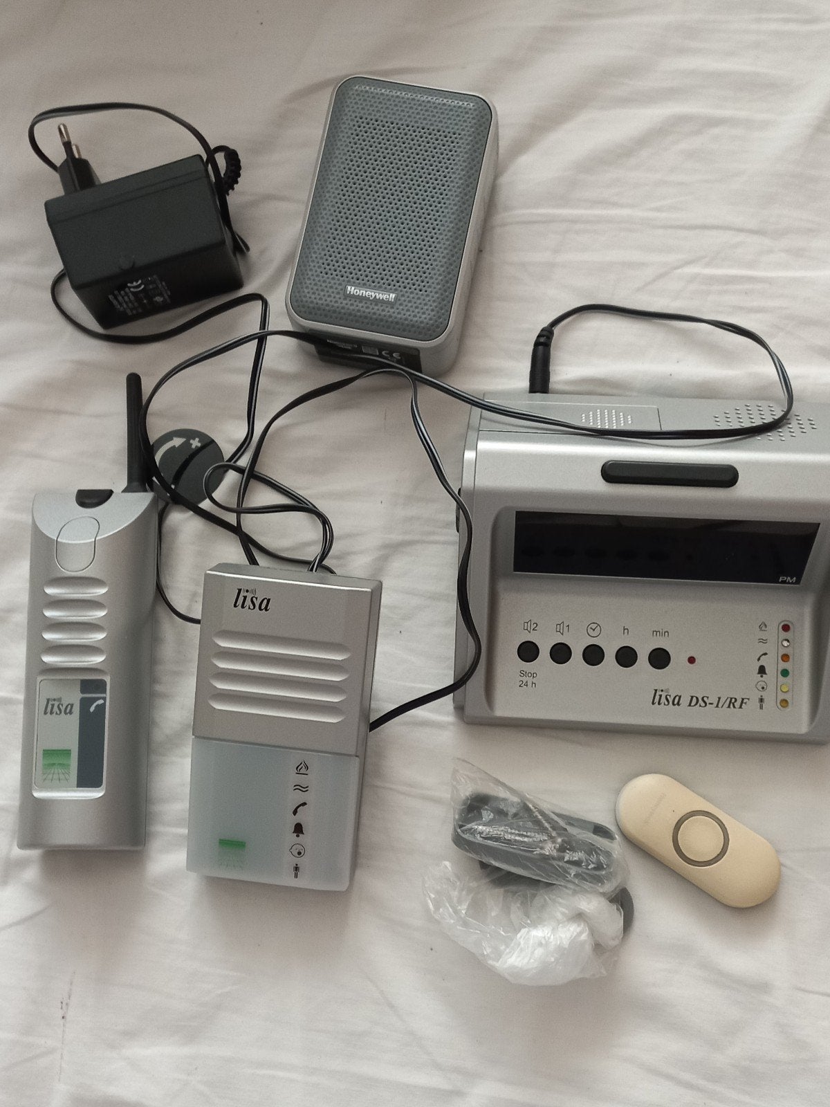 Lisa DS-1/RF wekker met Honeywell luidspreker en bel, Ophalen of Verzenden, Gebruikt